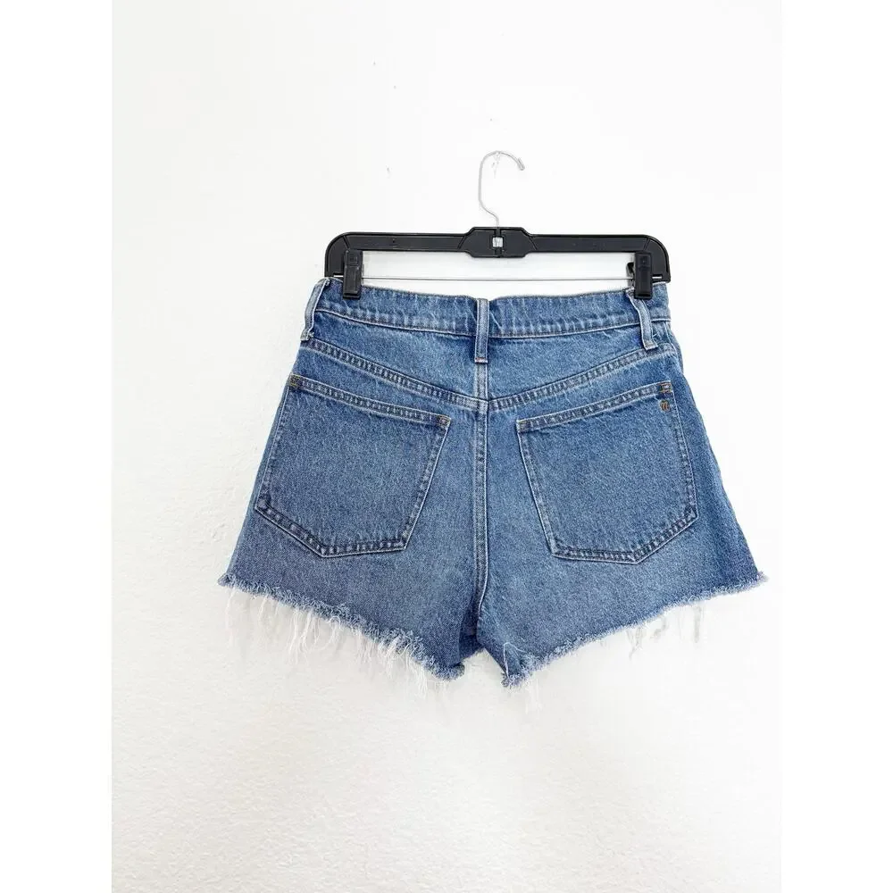 Madewell The Perfect Jean Short Size 27 in Burnett Wash Tencel Lyocell ND180